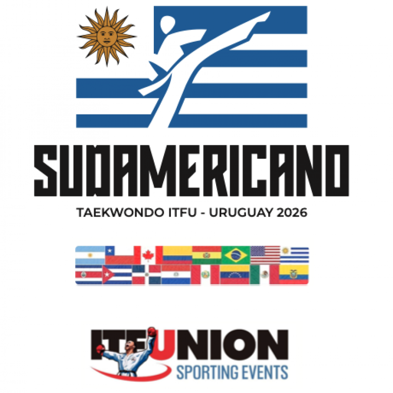 Montevideo se prepara para recibir el Campeonato Sudamericano de Taekwondo ITFU 2026